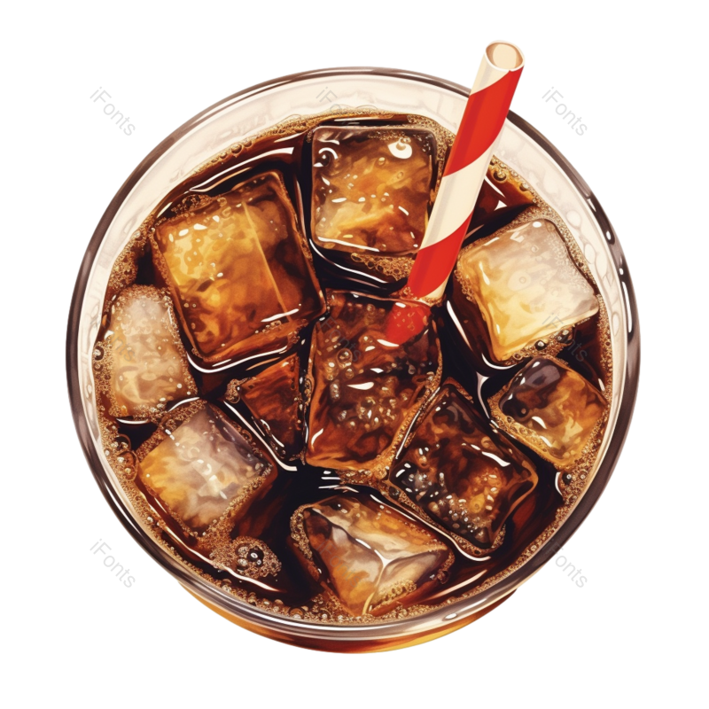 清新图片,插画元素,液体PNG,白色背景免抠素材